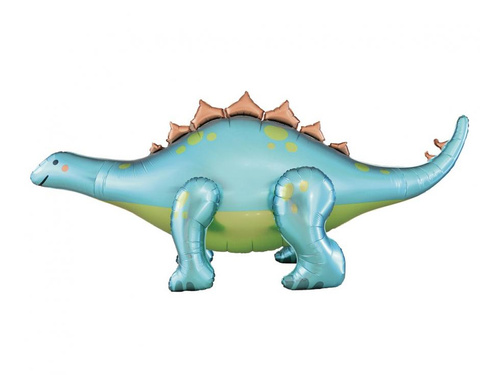 Dinosaur Stegosaurus în picioare balon de folie - 238 x 91 x 103 cm - 1 buc.