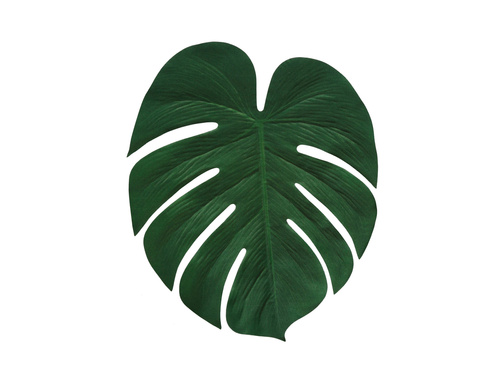Suport farfurie - frunze de palmier - 34 x 30 cm - 4 buc.
