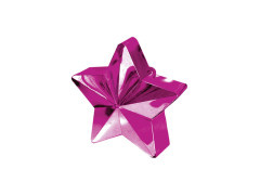 Greutate balon umplut cu heliu - Steaua roz - 150 g.
