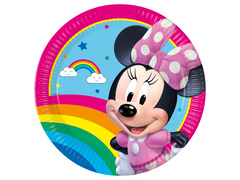 Farfurii aniversare Minnie Mouse - 23 cm - 8 buc.