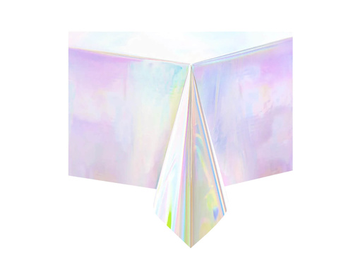 Față de masă din folie iridescentă - 137 x 274 cm - 1 buc.