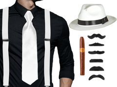 Set gangster alb - 1 set.