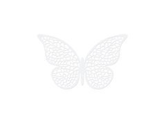 Decorațiuni din hârtie Fluturi mici - 6,5 x 4 cm - 10 buc.