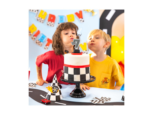 Lumânare numerică Racing - 7 - 7 cm - 1 buc.