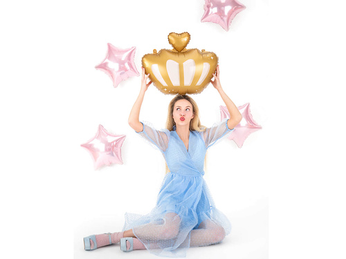 Balon coroană din folie - 52 x 42 cm - 1 buc.