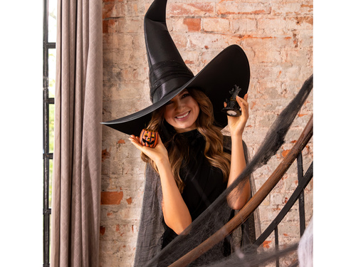 Lumânare LED Halloween dovleac - 5 cm - 1 buc.