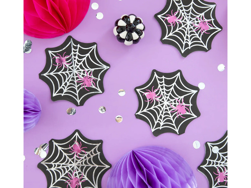 Șervețele de Halloween cu pânză de păianjen - 33 cm - 10 buc.