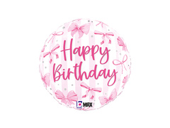 Balon cu folie Happy Birthday Card - 35x35 cm - 1 buc.