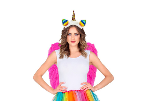 Aripi de pene pliabile roz 50×50 cm