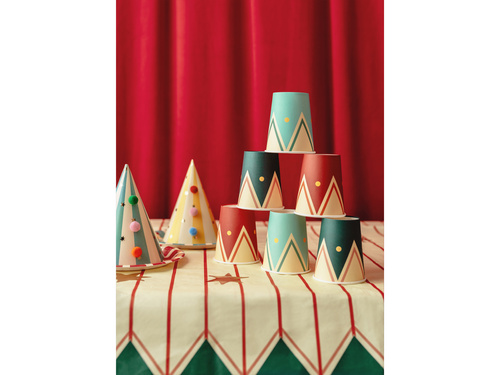 Cupe aniversare Circus - 220 ml - 6 buc.