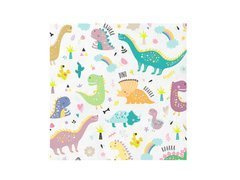 Șervețele aniversare dinozauri - 33 cm - 10 buc.
