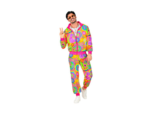 Costum de petrecere - neon "Departed love" pentru Hippie (trening)