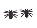 Set de 2 păianjeni din plastic - 10 cm