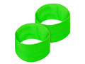Brățări verzi neon Disco 80s - 2 buc.
