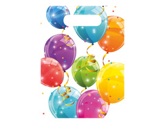 Pungi de folie pentru baloane strălucitoare - 6 buc.