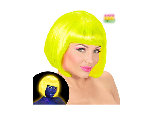 Peruca Valentina galben neon