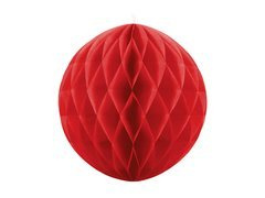 Decorațiune suspendată cu bilă roșie - 40 cm - 1 buc.