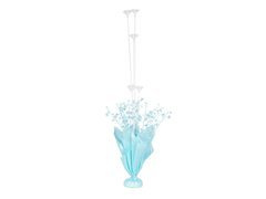 Suport pentru baloane stick cu decor albastru - 1 buc.