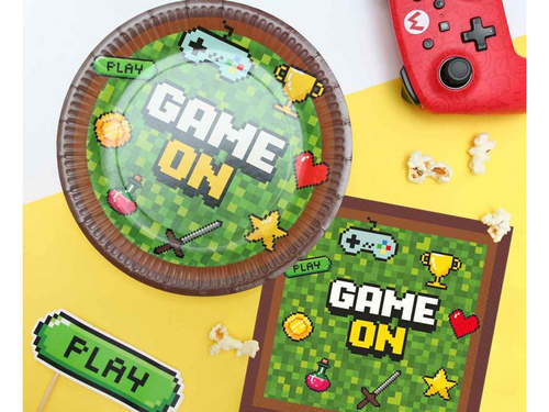 Șervețele aniversare Game On - 33 cm - 20 buc.