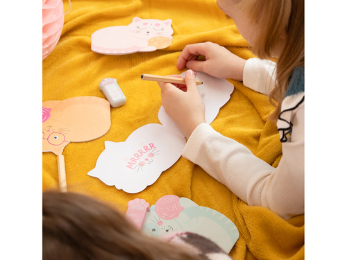 Invitații aniversare Pisici - 6 buc.