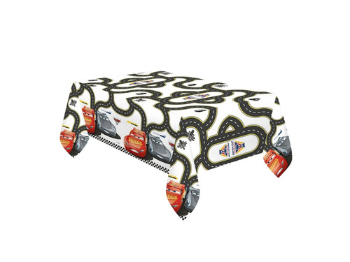 Pânză de masă aniversară Cars 3 - 120x180 cm - 1 buc.