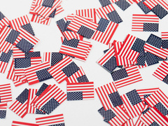 Konfetti z flagą USA - 150 szt.