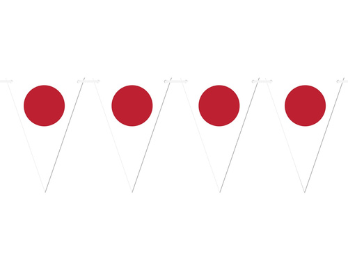 Japan Flag Hanging Banner - 5m