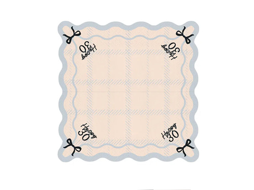 Șervețele fericite 30 - 33 cm - 12 buc.