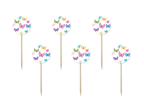 Butterfly cake pops - 6 buc.