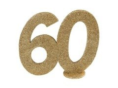 Decorațiuni de masă Sixty gold 60s - 1 buc.