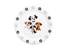 Farfurii de hârtie Doggies - 18 cm - 6 buc.