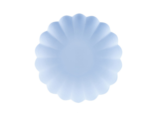 Farfurii albastre cu volan - 22 cm - 4 buc.