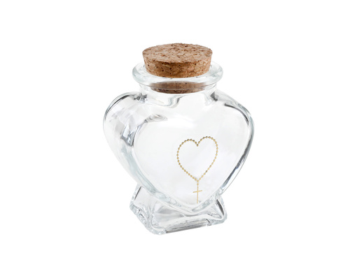 Sticlă de sticlă pentru oaspeți cu dop - 7 cm - 1 buc.