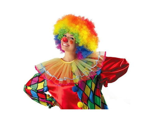 Peruca afro curcubeu - 1 buc.