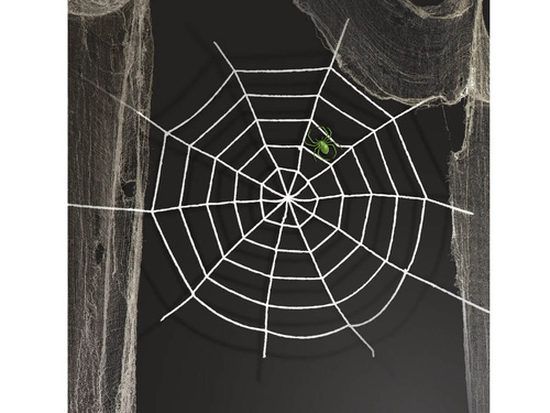 Pânză de păianjen albă mare - 150 cm - 1 buc.