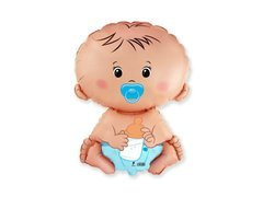 Balon din folie de lipit - Băiețel - 33 x 23 cm - 1 buc.