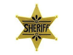 Insignă Sheriff's Star - 1 buc.