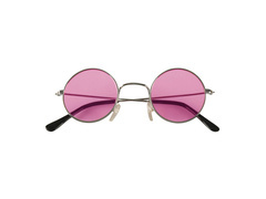 Ochelari hippie roz - 1 buc.