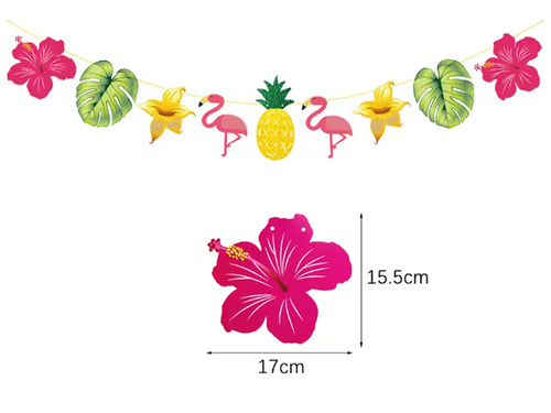 Ghirlandă tropicală - 300 cm - 1 buc.