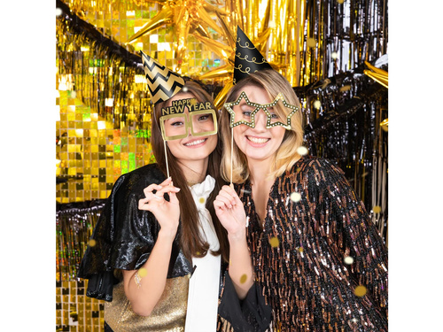 Capace de hârtie Happy New Year - 6 buc.