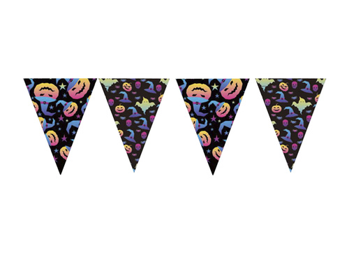 Halloween steag banner dovleci - 300 cm - 1 buc.