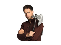 Topor din oțel întunecat