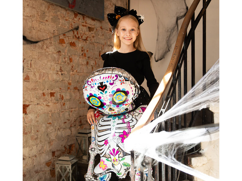 Balon de folie cu schelet mexican - 136 cm - 1 buc.