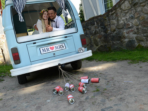 Cutii pentru decorațiuni de nuntă - 14 x 7 cm - 5 buc.