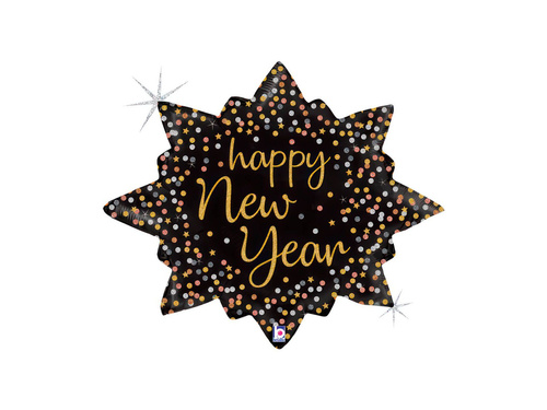 Balon cu folie Happy New Year - 29" - 1 buc.
