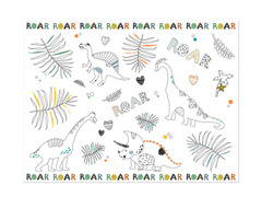 Carte de colorat dinozauri - 6 buc.