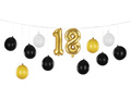 Set baloane aniversare 18 ani - 1 set