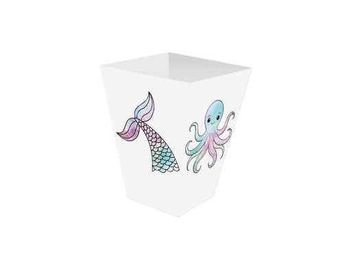 Cutii de popcorn Mermaid - 6 buc.
