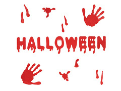 Stickere gel pentru ferestre Halloween - 1 buc.