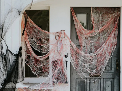 Tesatura de Halloween însângerat - 72 x 980 cm - 1 buc.